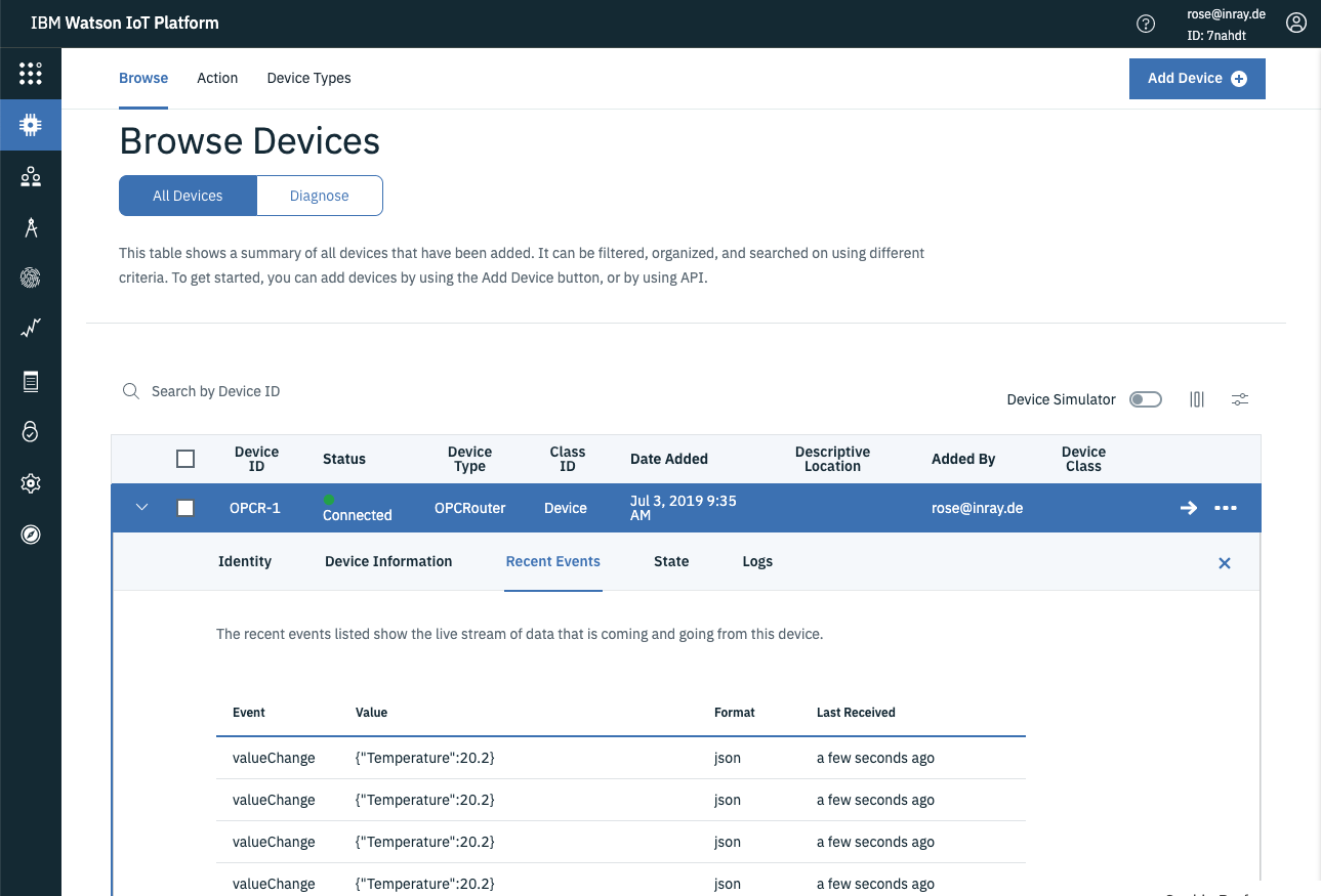 IBM IoT Watson 客戶端